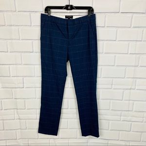 Banana Republic Factory Ryan Trousers Navy Print